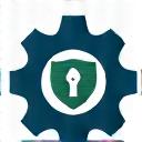 Icono de un engranaje y un diseño, representando la privacidad desde el diseño.